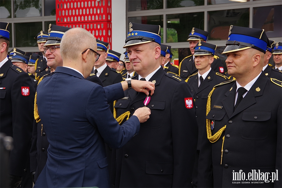 Przekazanie sztandaru i uroczyste otwarcie nowej Komendy Straży Pożarnej w Elblągu, fot. 119