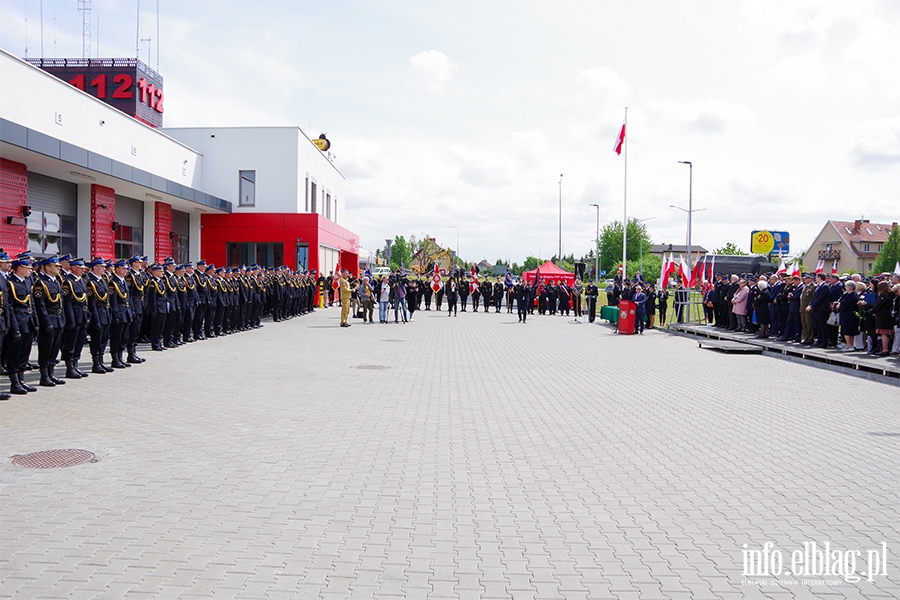 Przekazanie sztandaru i uroczyste otwarcie nowej Komendy Straży Pożarnej w Elblągu, fot. 147