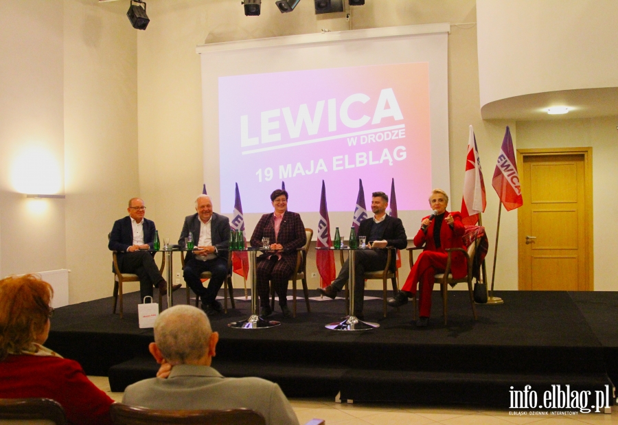 "Bezpieczna rodzina" w Elblągu. Spotkanie parlamentarzystów Lewicy z mieszkańcami, fot. 8