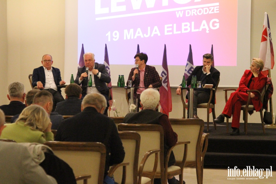 "Bezpieczna rodzina" w Elblgu. Spotkanie parlamentarzystw Lewicy z mieszkacami, fot. 42