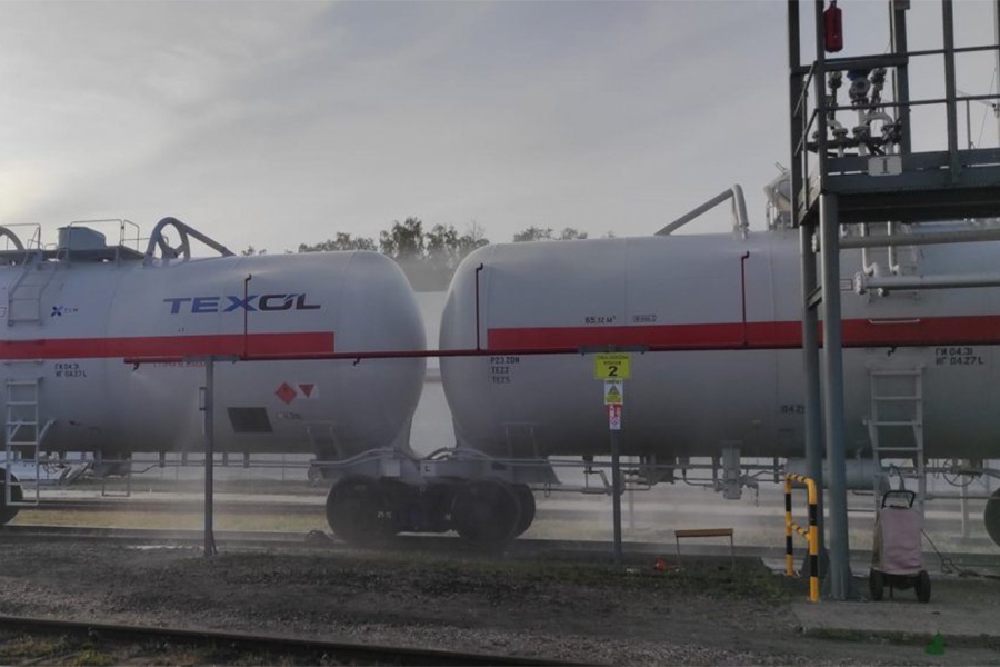 Rozszczelniona cysterna z gazem. Doszło do wycieku - Braniewo, fot. 6