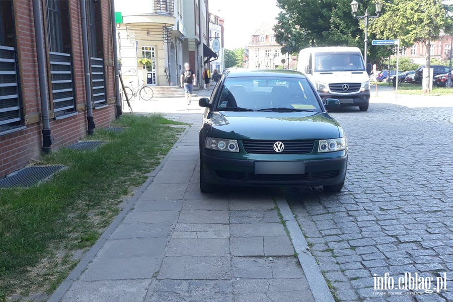 Mistrzowie parkowania w Elblgu (cz 256), fot. 9