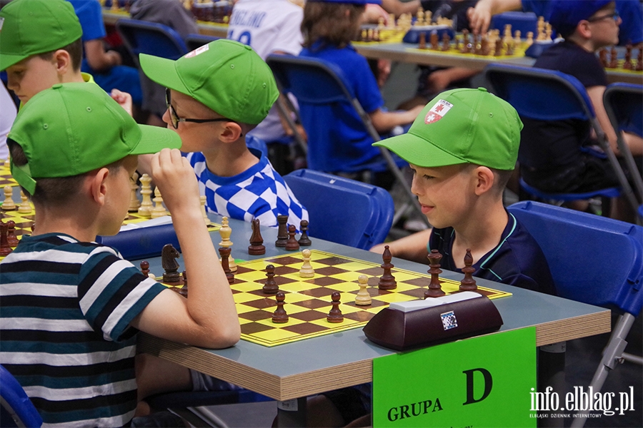 Elblg: Turniej szachowy. Rywalizowali uczniowie elblskich szk, fot. 1