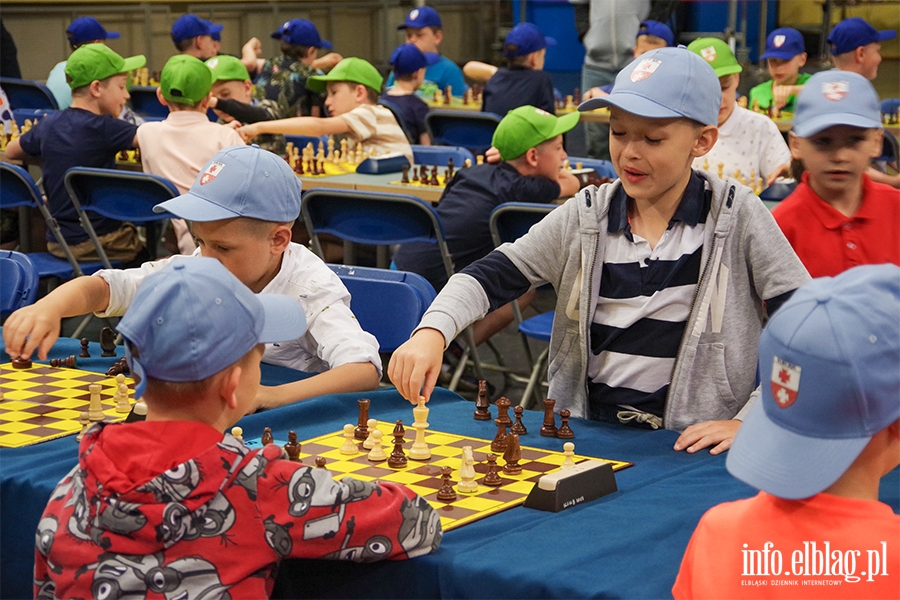 Elblg: Turniej szachowy. Rywalizowali uczniowie elblskich szk, fot. 4