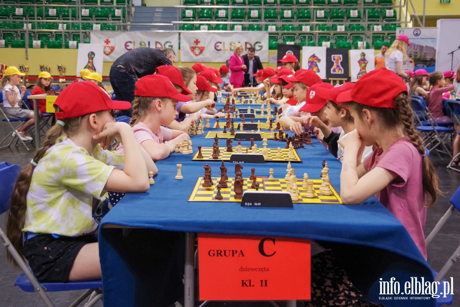 Elblg: Turniej szachowy. Rywalizowali uczniowie elblskich szk, fot. 11