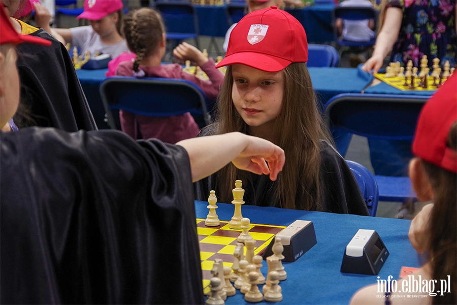 Elblg: Turniej szachowy. Rywalizowali uczniowie elblskich szk, fot. 13