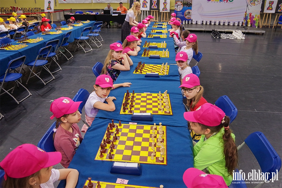 Elblg: Turniej szachowy. Rywalizowali uczniowie elblskich szk, fot. 41