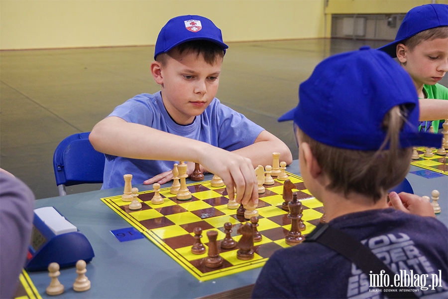 Elblg: Turniej szachowy. Rywalizowali uczniowie elblskich szk, fot. 46