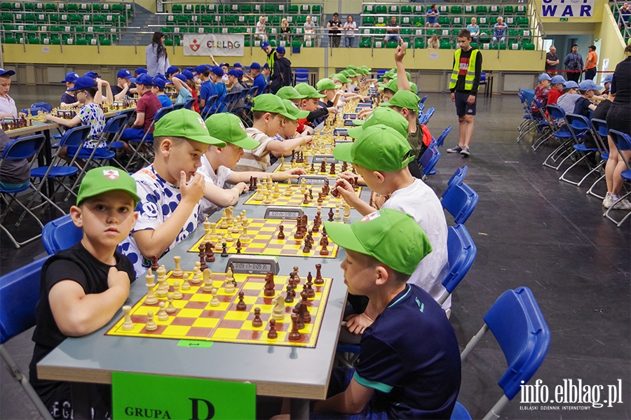 Elblg: Turniej szachowy. Rywalizowali uczniowie elblskich szk, fot. 49
