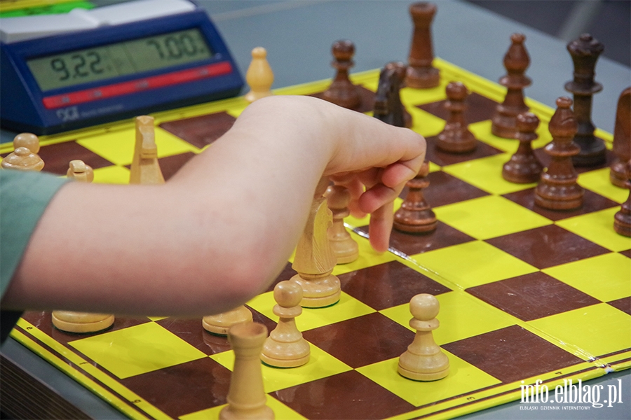 Elblg: Turniej szachowy. Rywalizowali uczniowie elblskich szk, fot. 53