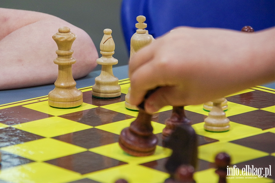 Elblg: Turniej szachowy. Rywalizowali uczniowie elblskich szk, fot. 54
