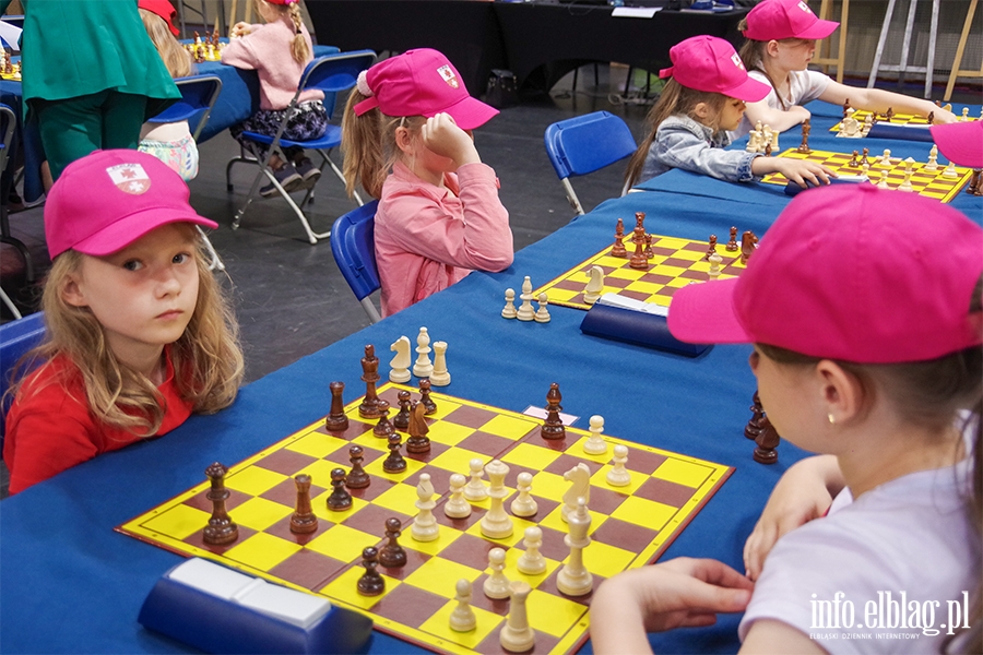 Elblg: Turniej szachowy. Rywalizowali uczniowie elblskich szk, fot. 59