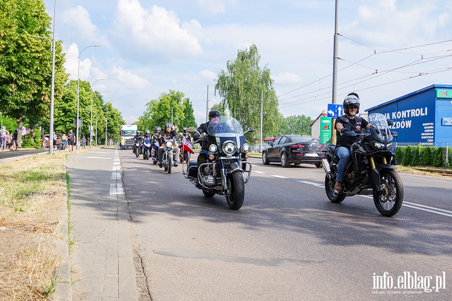 Elbląskie Święto Muzyki. Na początek uliczna parada i ryk silników, fot. 21