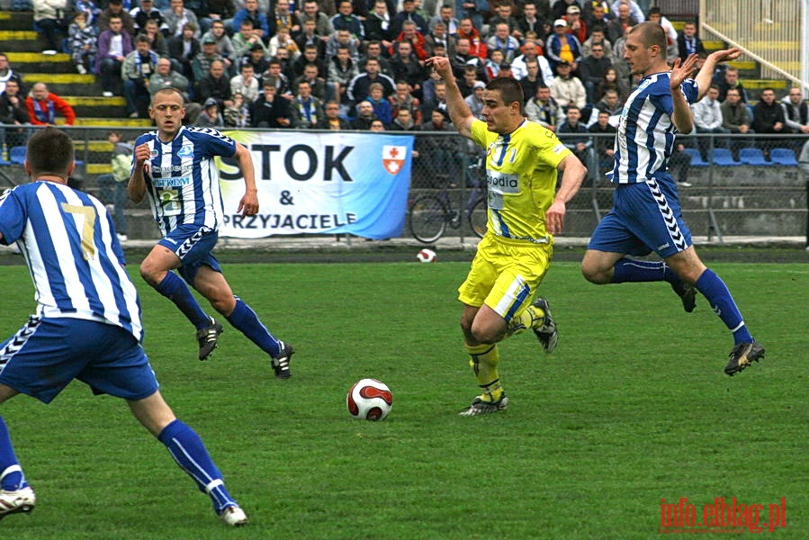 Mecz 30 kolejki II ligi: Olimpia Elblg - Stal Rzeszw 0-1, fot. 24