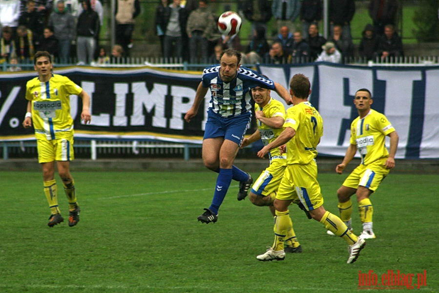 Mecz 30 kolejki II ligi: Olimpia Elbląg - Stal Rzeszów 0-1, fot. 29