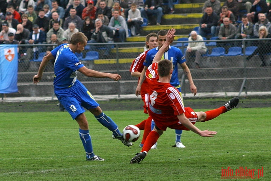 Mecz 26 kolejki II ligi: Olimpia Elbląg - Przebój Wolbrom 1-0, fot. 15