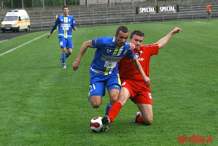 Mecz 26 kolejki II ligi: Olimpia Elbląg - Przebój Wolbrom 1-0, fot. 18