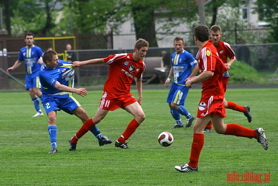 Mecz 26 kolejki II ligi: Olimpia Elbląg - Przebój Wolbrom 1-0, fot. 22