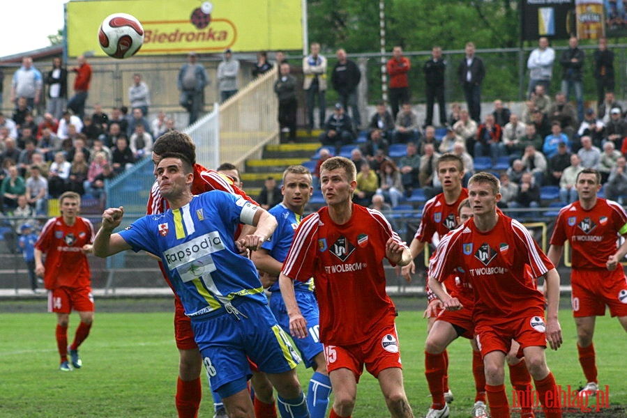 Mecz 26 kolejki II ligi: Olimpia Elbląg - Przebój Wolbrom 1-0, fot. 26