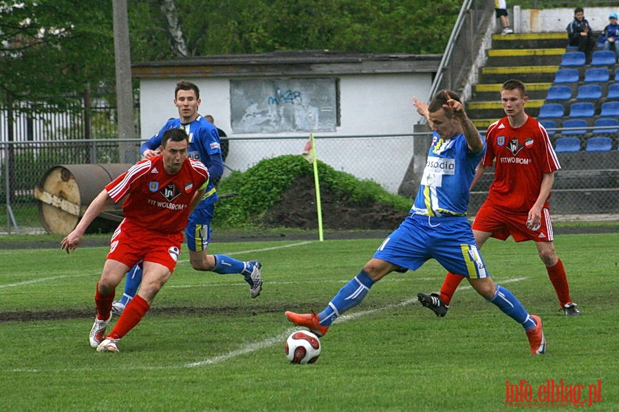 Mecz 26 kolejki II ligi: Olimpia Elbląg - Przebój Wolbrom 1-0, fot. 36