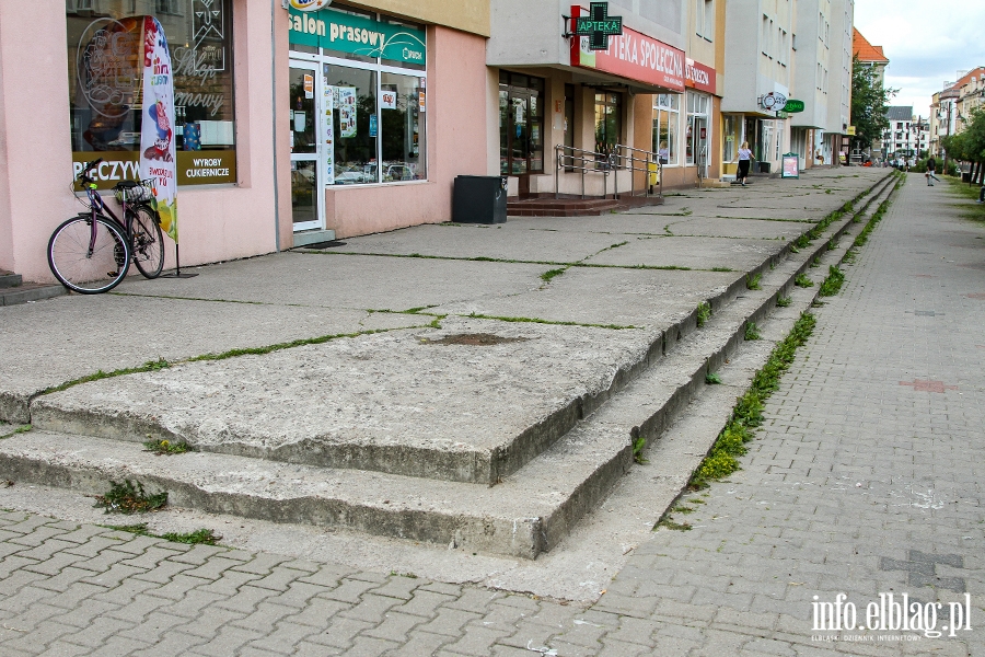 Zaniedbane ulice Elblga. Ulica 1 Maja, fot. 7