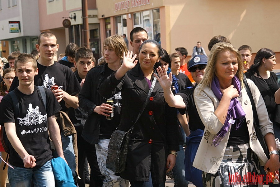 Juwenalia 2010 - Przemarsz studentw PWSZ ulicami miasta, fot. 10