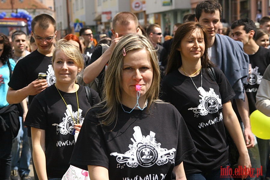 Juwenalia 2010 - Przemarsz studentw PWSZ ulicami miasta, fot. 11