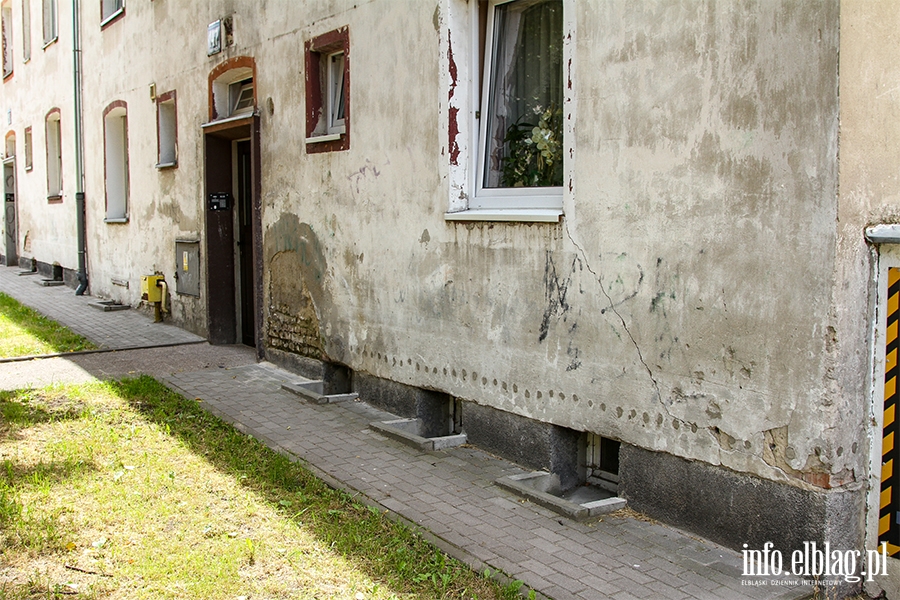 Zaniedbane ulice Elblga.  Ulica Robotnicza, fot. 19