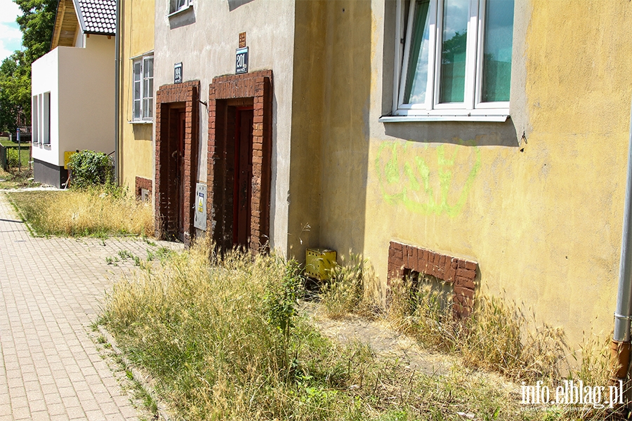Zaniedbane ulice Elbląga.  Ulica Robotnicza, fot. 24