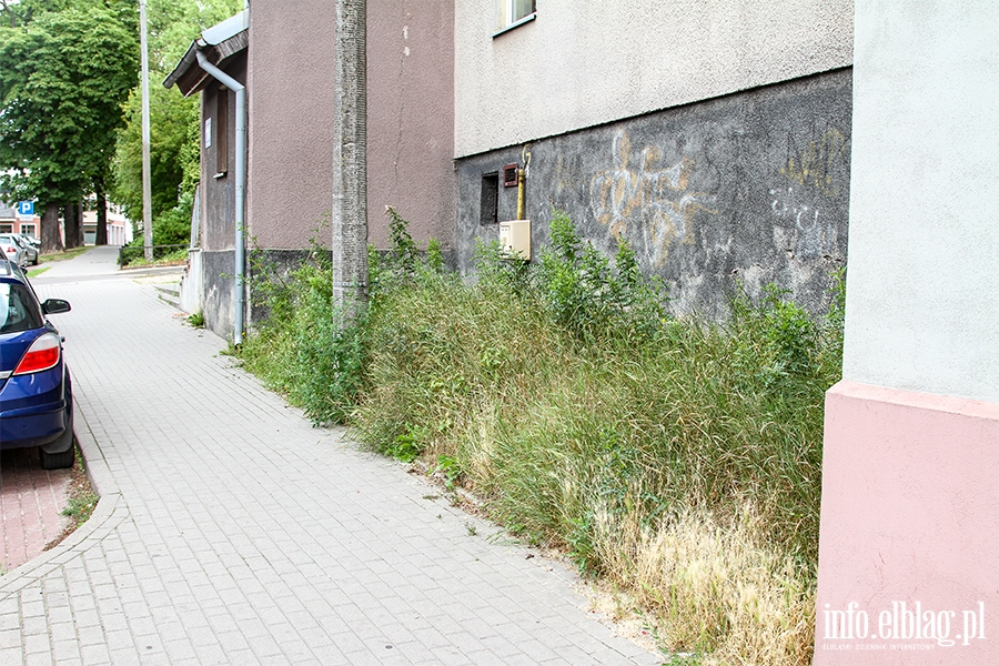 Zaniedbane ulice Elbląga.  Ulica Robotnicza, fot. 34