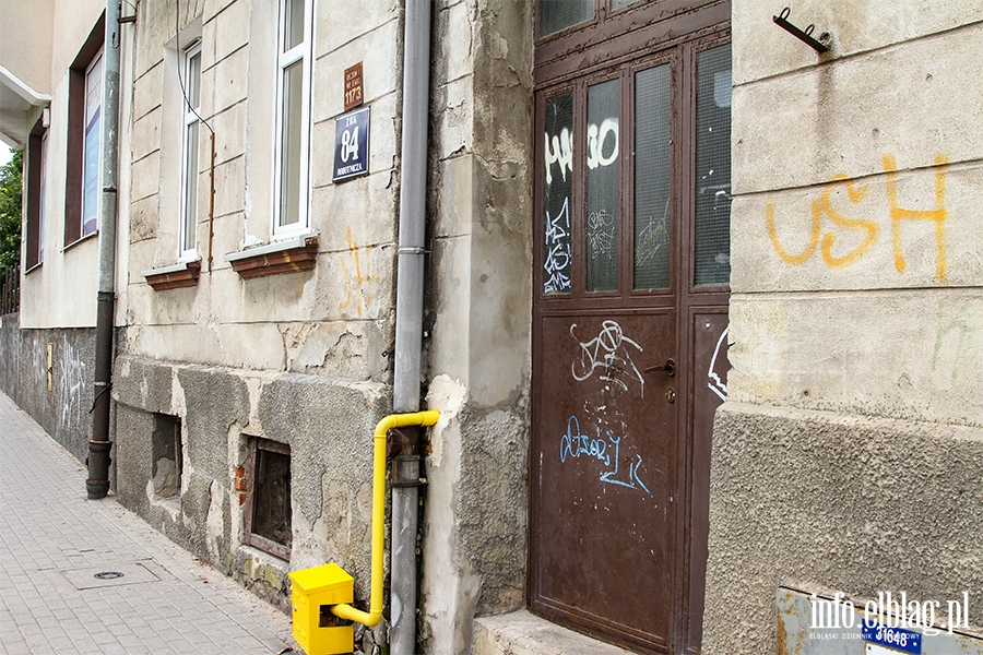 Zaniedbane ulice Elbląga.  Ulica Robotnicza, fot. 40