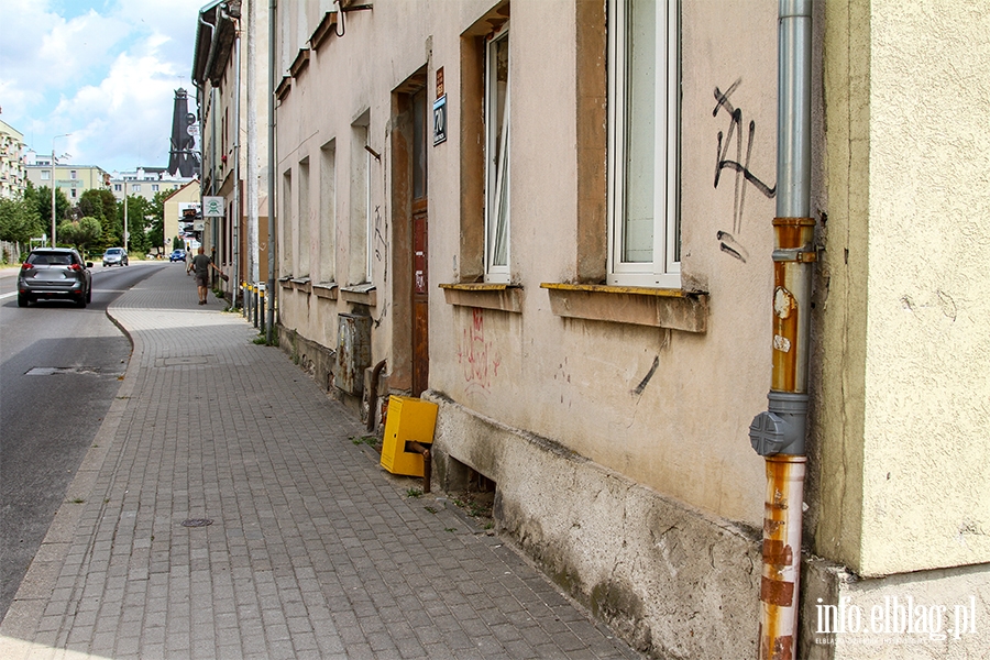 Zaniedbane ulice Elblga.  Ulica Robotnicza, fot. 51