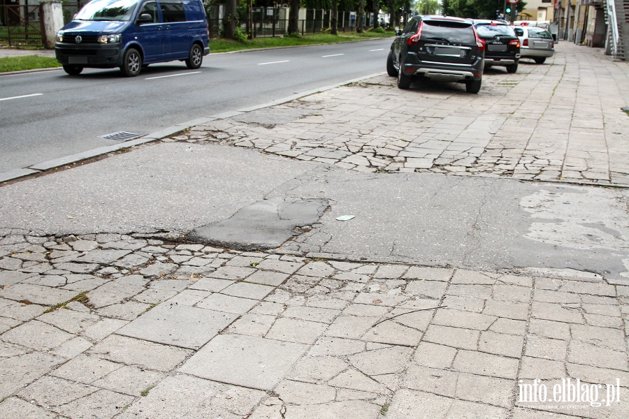 Zaniedbane ulice Elblga. Ulica Krlewiecka, fot. 30