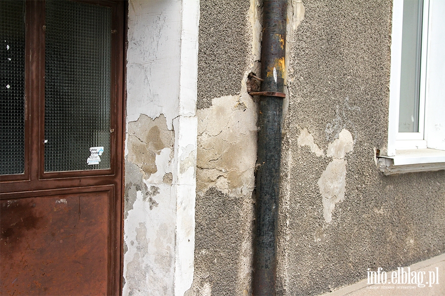 Zaniedbane ulice Elblga. Ulica Krlewiecka, fot. 52