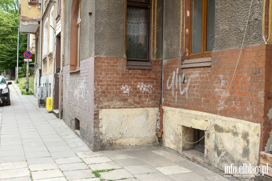 Zaniedbane ulice Elblga. Ulica Krlewiecka, fot. 87