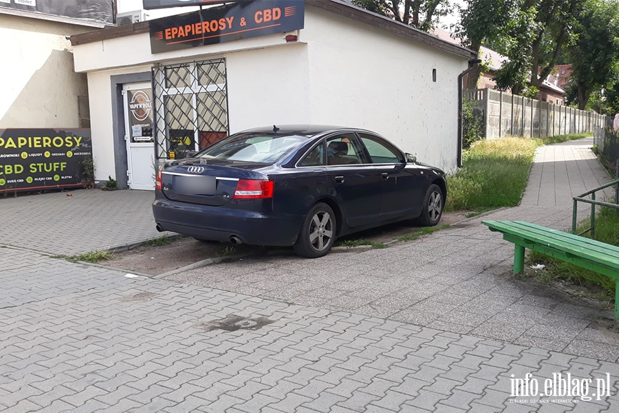 Mistrzowie parkowania w Elblgu (cz 271), fot. 1