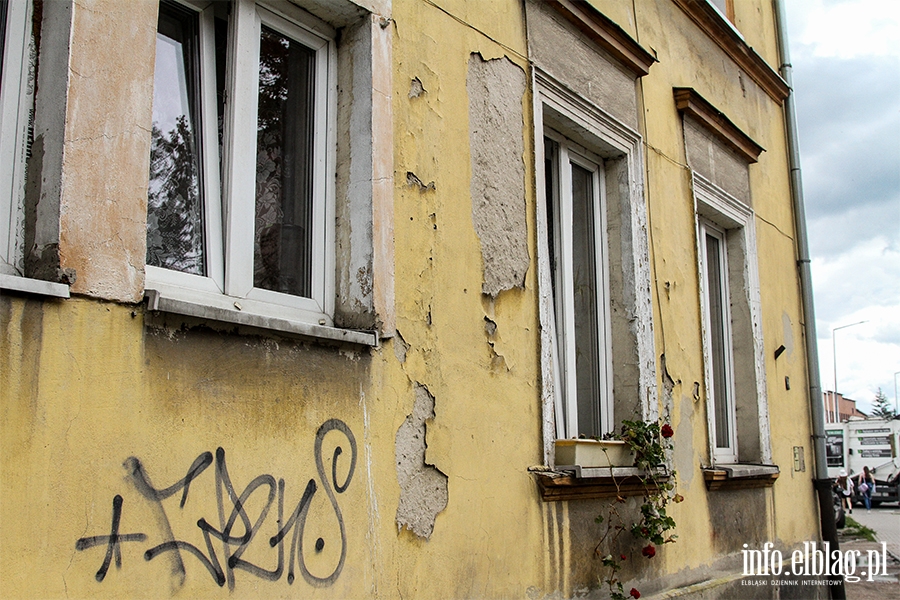 Zaniedbane ulice Elblga. Ulica Malborska, fot. 37