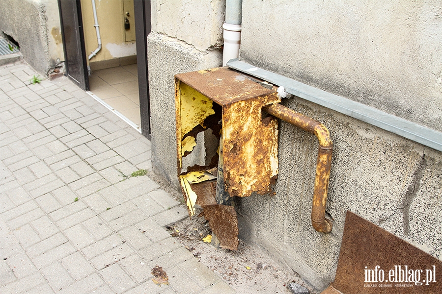 Zaniedbane ulice Elblga. Ulica Malborska, fot. 40