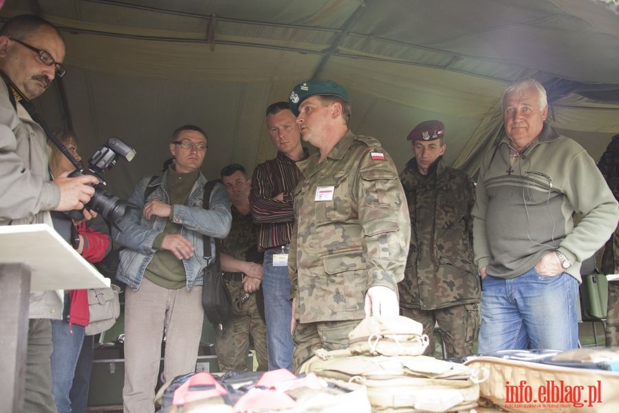 Ćwiczenia taktyczne z wojskami 16 PDZ pn.  Dzik 10 - Media Day i Vip Day, fot. 1