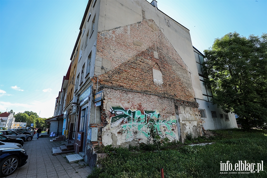 Zaniedbane ulice Elblga: Grobla witego Jerzego i Hetmaska , fot. 7