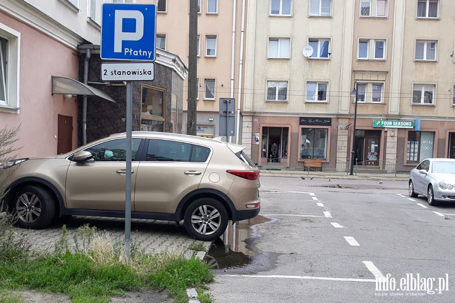 Mistrzowie parkowania w Elblgu (cz 273), fot. 9