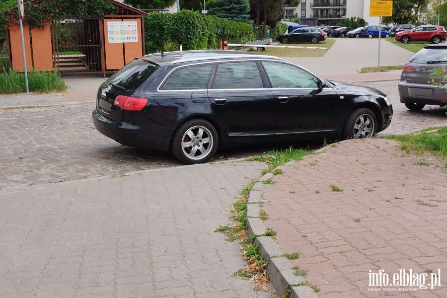 Mistrzowie parkowania w Elblgu (cz 279), fot. 4