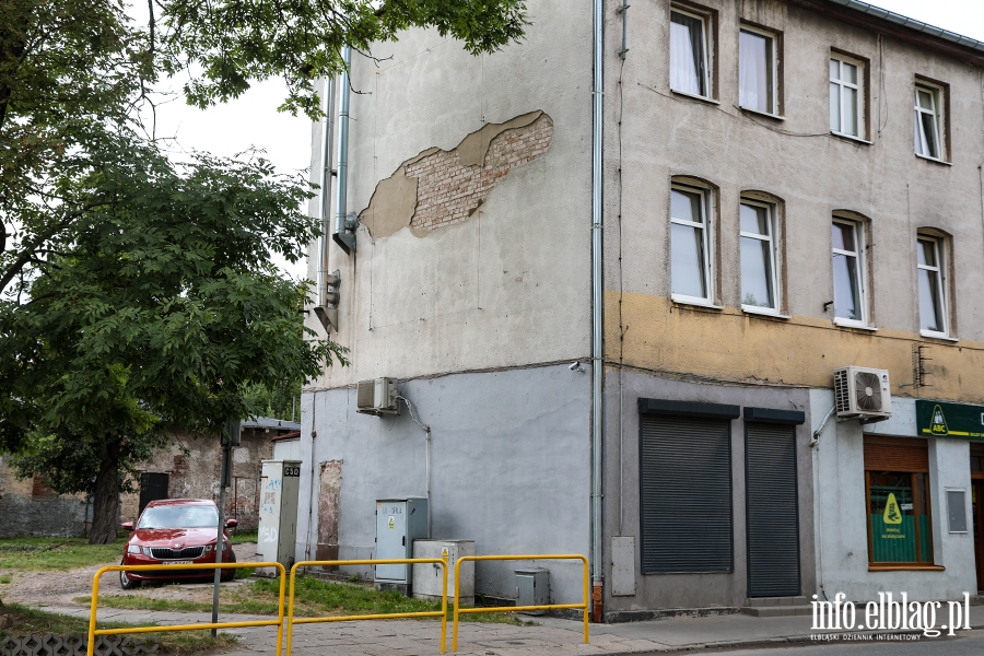Zaniedbane ulice Elbląga: Orla, Nowodworska, fot. 1