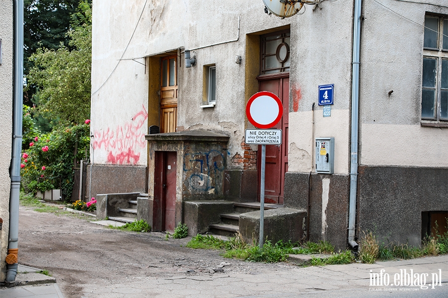 Zaniedbane ulice Elblga: Orla, Nowodworska, fot. 4