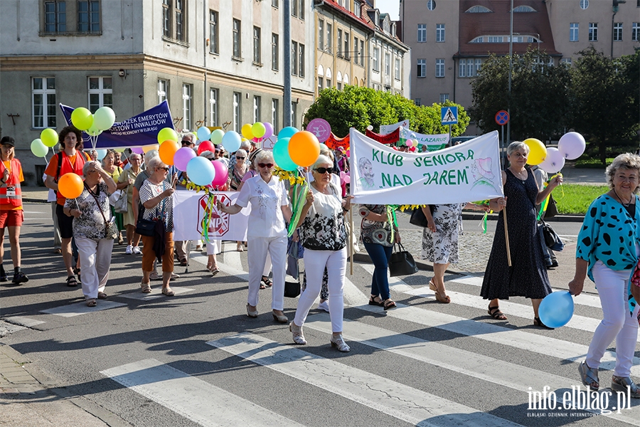 Seniorzy przejli Elblg. Przemarsz na pocztek tygodnia penego atrakcji , fot. 28