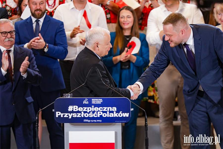 Jarosław Kaczyński w Elblągu, fot. 23