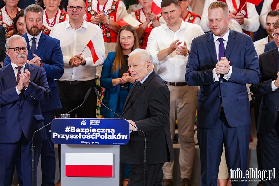 Jarosław Kaczyński w Elblągu, fot. 24