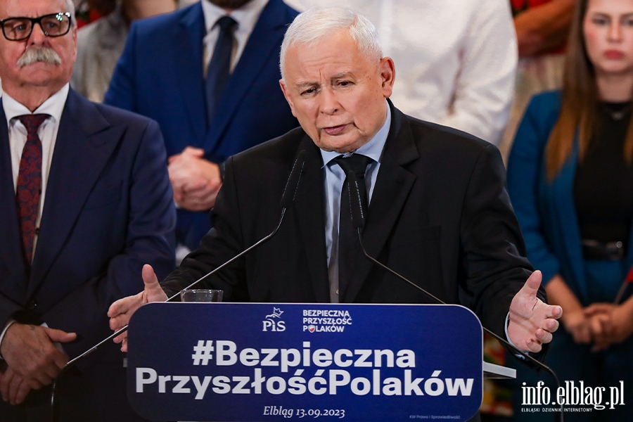 Jarosław Kaczyński w Elblągu, fot. 27
