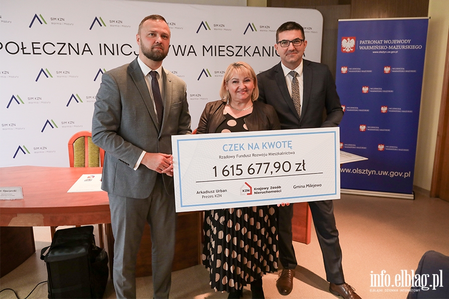 Wręczenie czeków gminom w ramach Społecznej Inicjatywy Mieszkaniowej, fot. 35