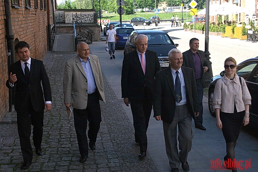 Spotkanie Andrzeja Olechowskiego z mieszkańcami Elbląga, fot. 1